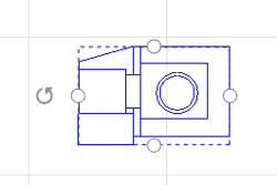 2D CAD einer Ausrüstung in der Software visTABLE